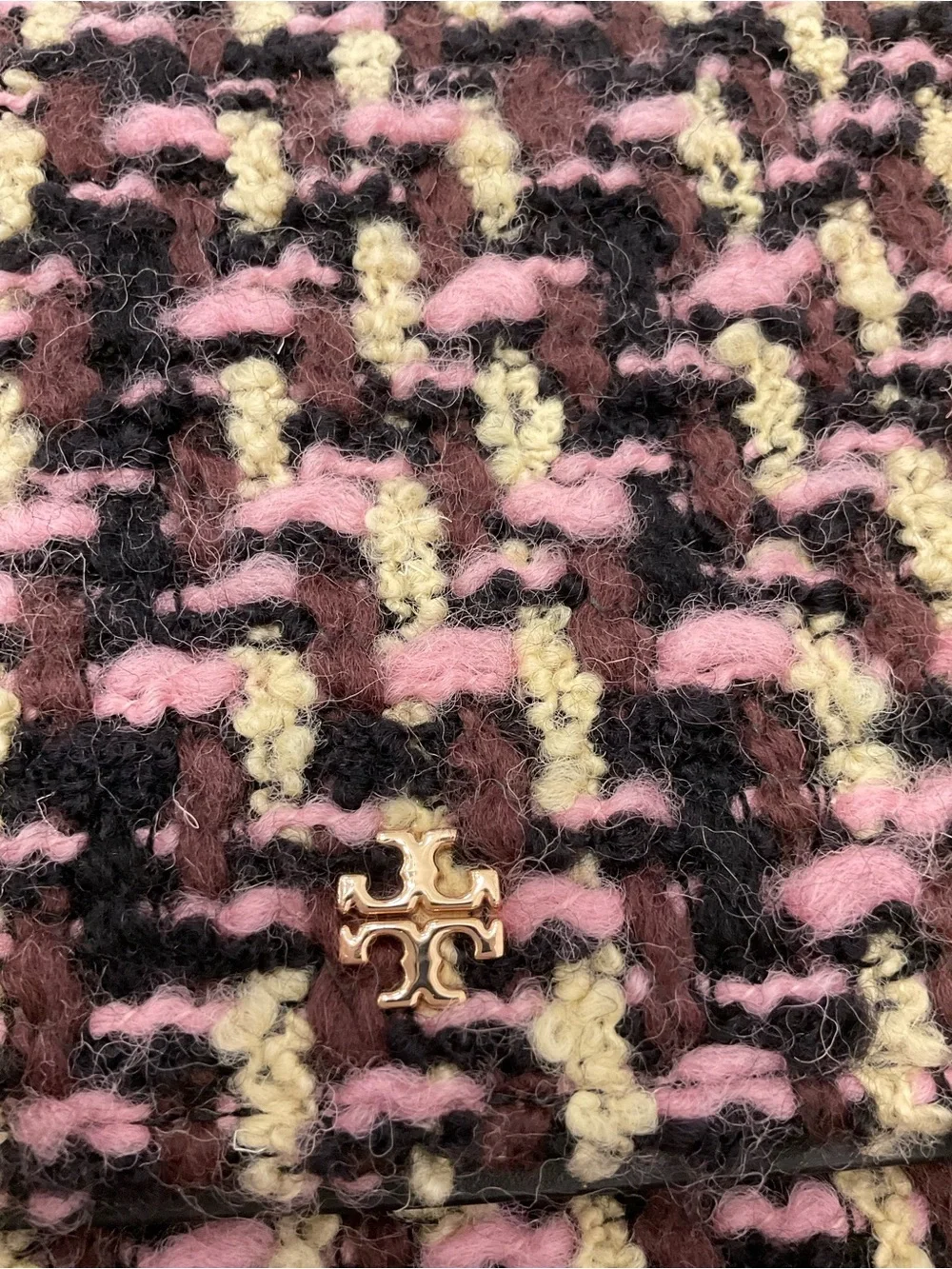 NWT Tory Burch Tweed Shoulder Bag - Picture 10 of 14